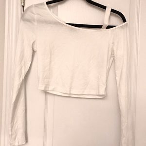 SHEIN off the shoulder crop top